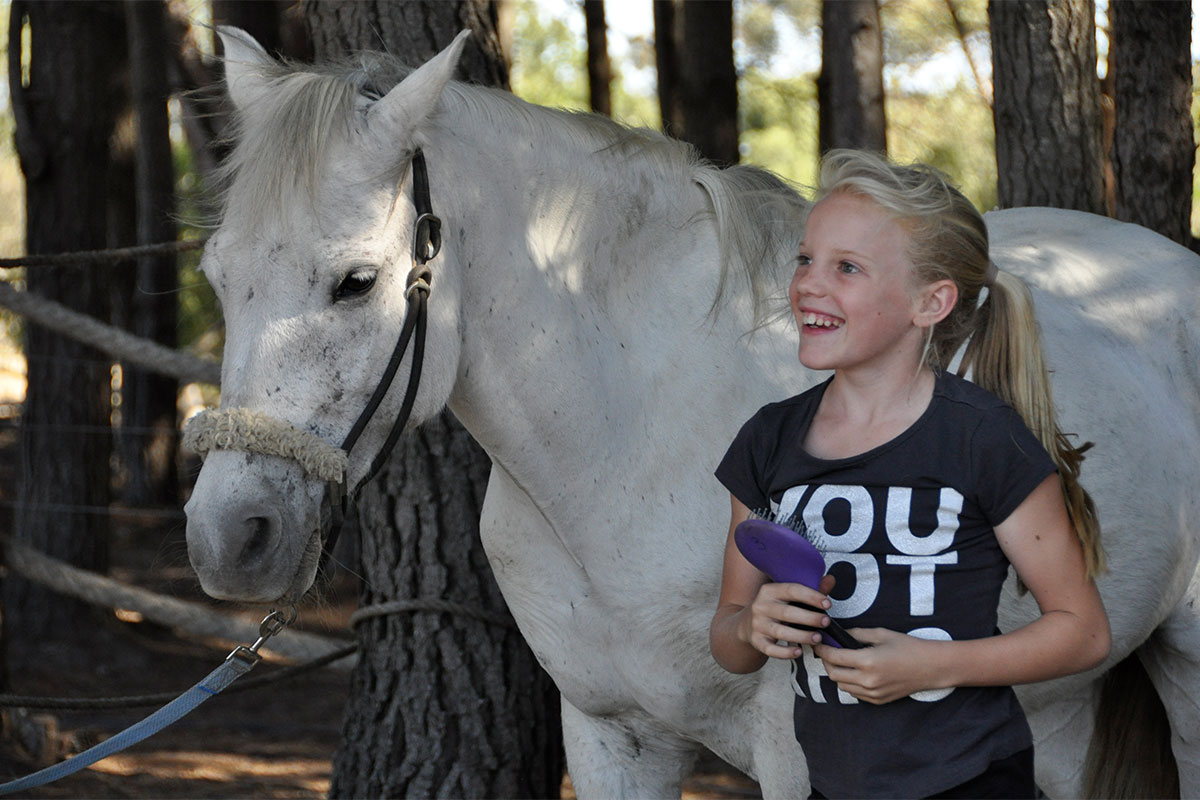Equine Assisted Therapy community program in Durbanville
